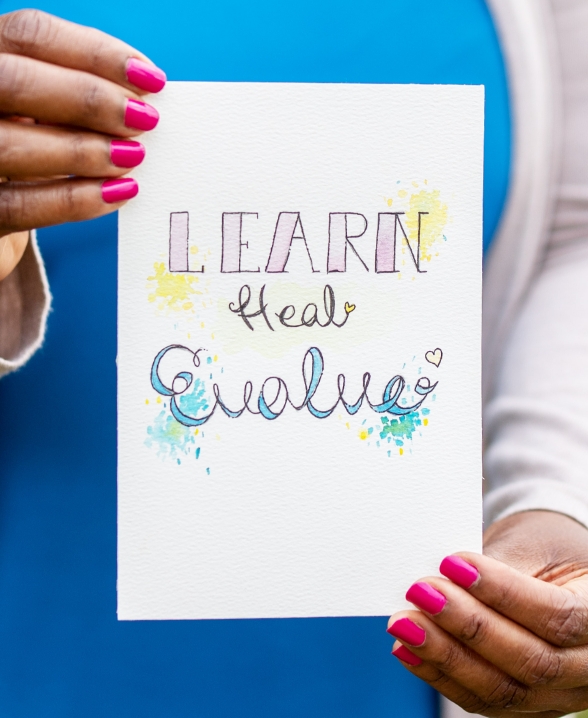 Ingrid's message; learn, heal and evolve.